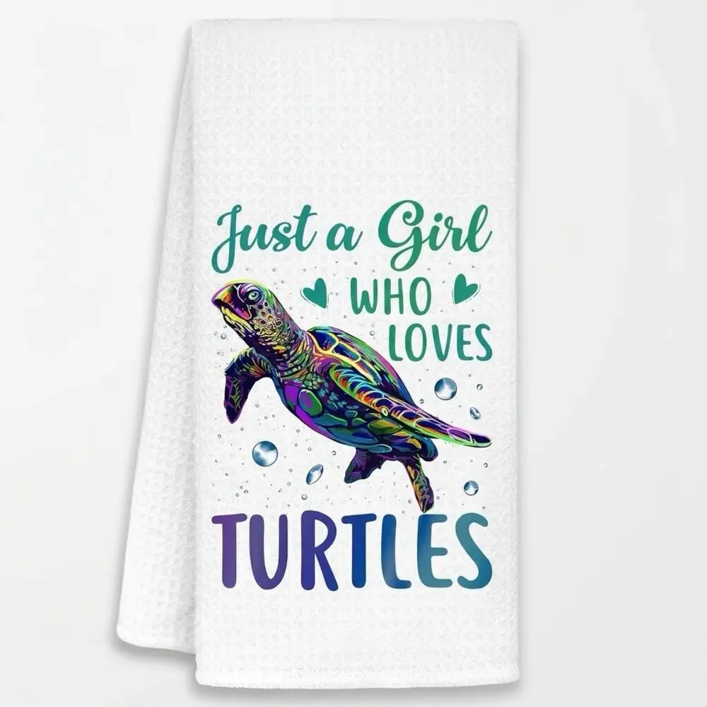 Quick Dry Kitchen Dish Towel 16x24 Absorbent Hostess Gift NWT
